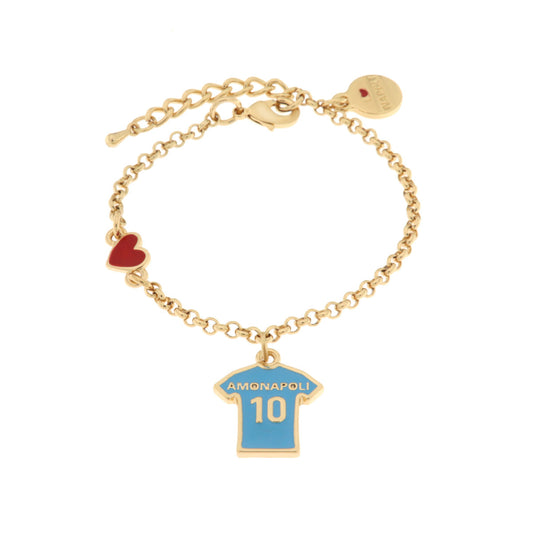 Bracciale in Metallo con maglia del napoli