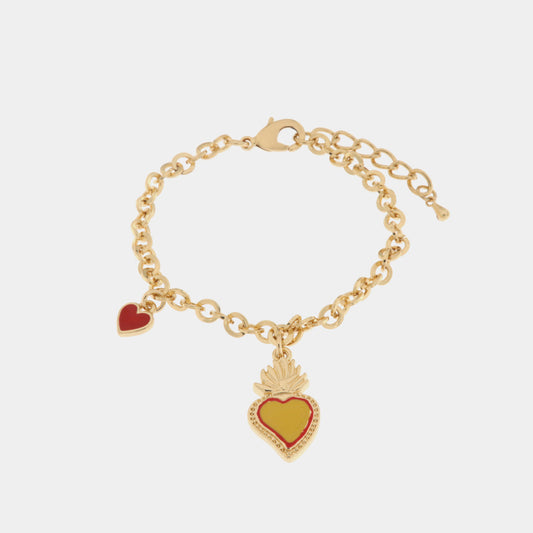 Bracciale in Metallo con cuore sacro