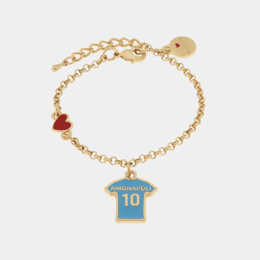 Bracciale in Metallo con maglia del napoli