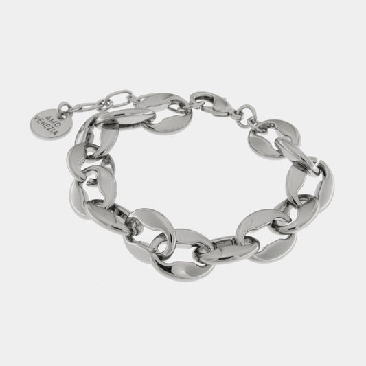 Bracciale in Metallo con maglie marine